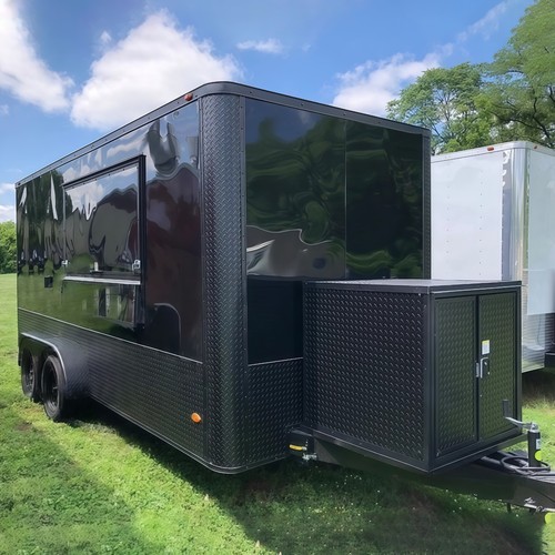 Fast food truck mobile kiosk - fast,
