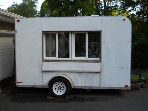 Food vending trailer - vending, trailer-ready