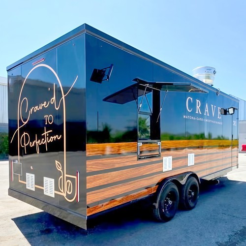 Mobile food trucktrailer - mobile, snack